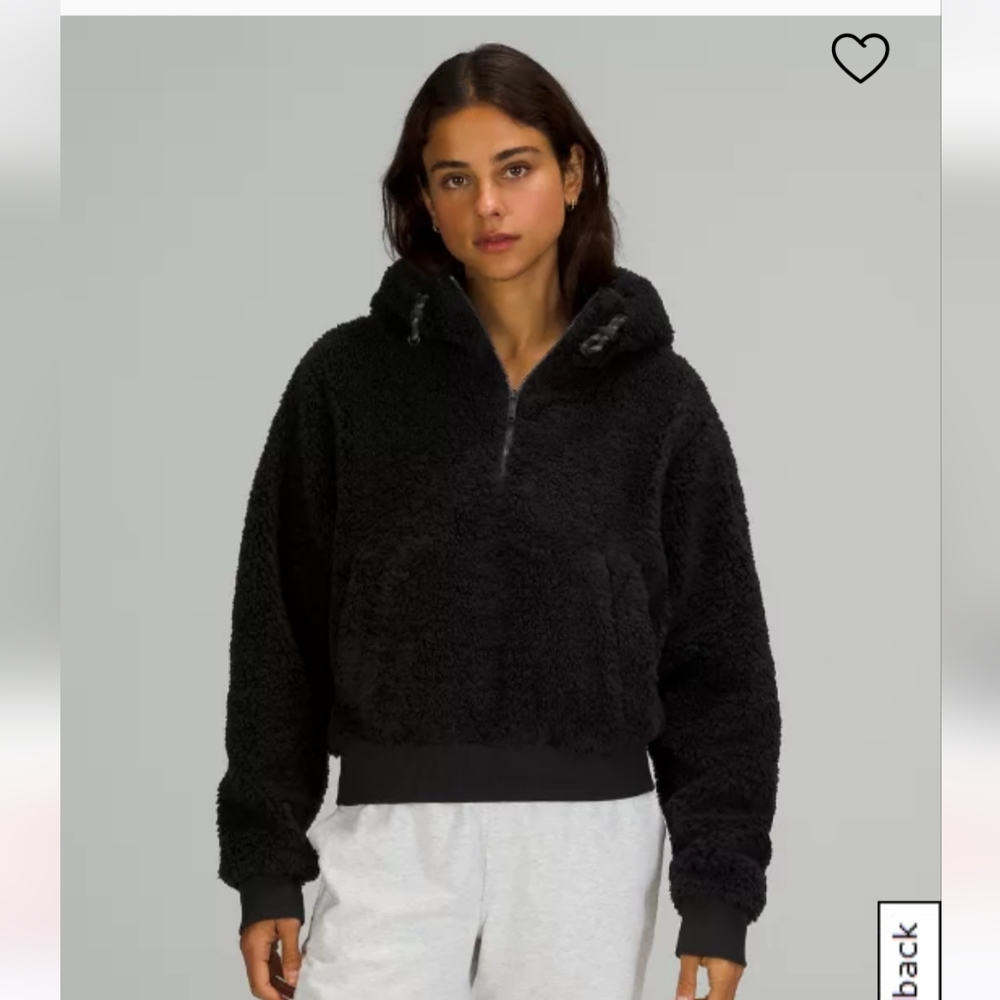 Lululemon Textured Fleece Half-Zip - Size 6